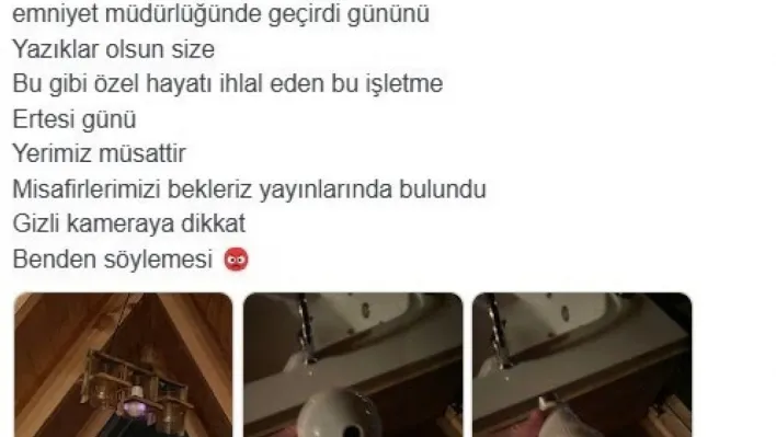 Bungalovdaki gizli kamera skandalına ilişkin Sakarya Valiliği'nden açıklama