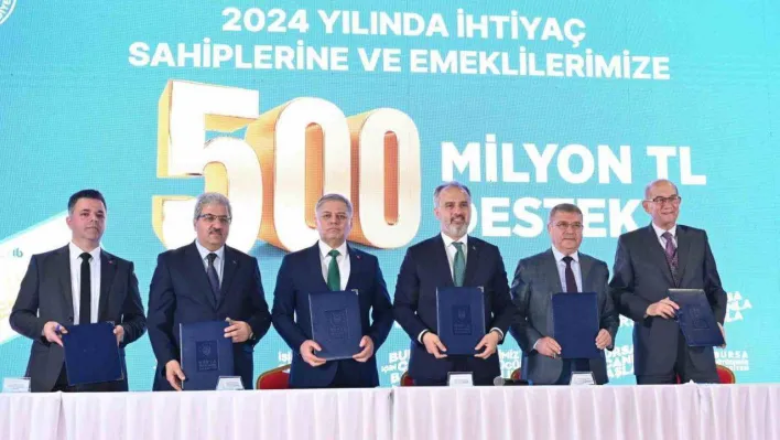 Bursa Büyükşehir'den 500 Milyon TL'lik can suyu