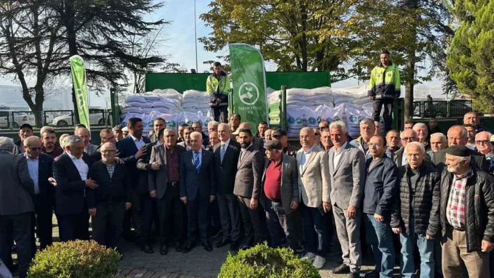 Bursa Büyükşehir'den çiftçilere 47 ton buğday tohumu desteği