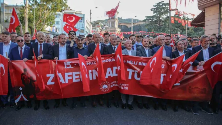 Bursa'da 15 Temmuz şehitleri anıldı