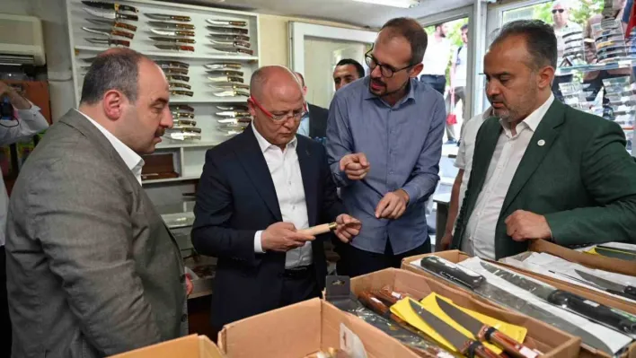 Bursa'da bıçakçılarda bayram telaşı