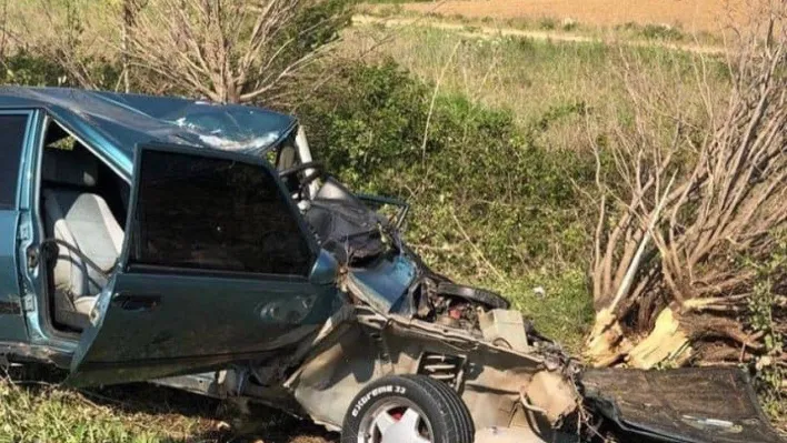 Bursa'da çarptığı ağaç üzerine düştü, feci şekilde hayatını kaybetti