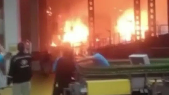 Bursa'da fabrikada korkutan yangın