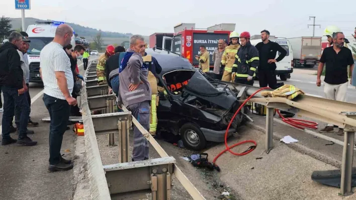 Bursa'da feci kaza: 4 yaralı