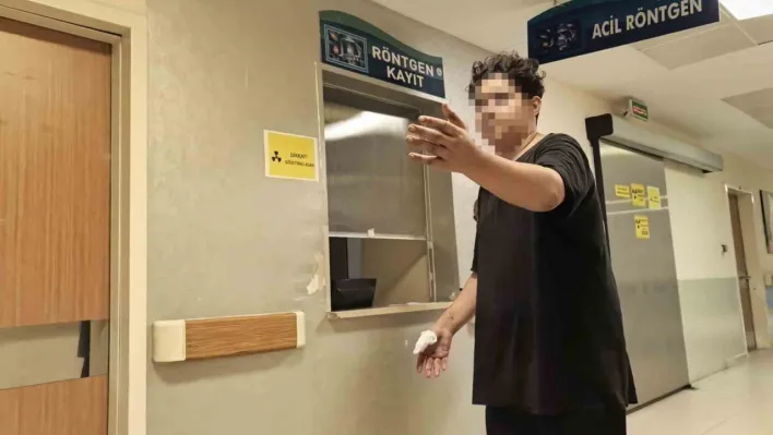 Bursa'da motosiklet zincirine elini kaptıran gencin parmağı koptu