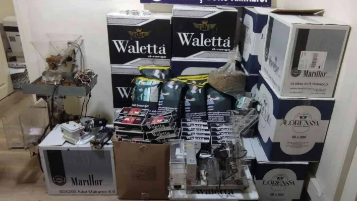 Bursa'da polisten kaçak tütün operasyonu: 1 gözaltı