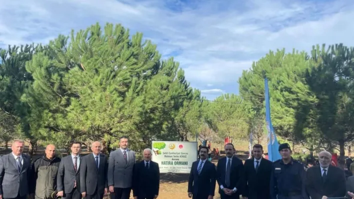 Bursa'da Şehit Savcı Mehmet Selim Kiraz anısına hatıra ormanı kuruldu