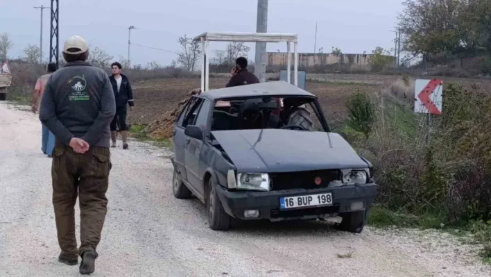 Bursa'da trafik kazası: 1 ölü, 2 yaralı