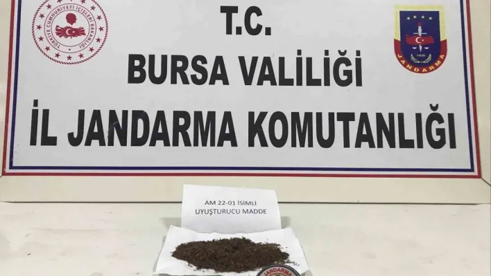 Bursa'da uyuşturucu taciri kıskıvrak yakalandı