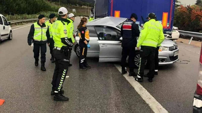 Bursa'da yağışlı hava kazayı beraberinde getirdi: 2 ölü