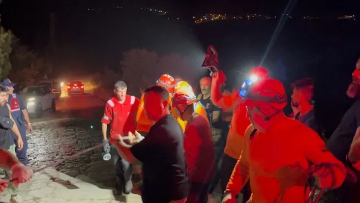 Bursa'daki yangına gönüllü geldiler, uçurumda can verdiler