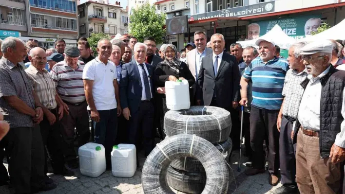 Bursa'dan Domaniç'e tarımsal destek