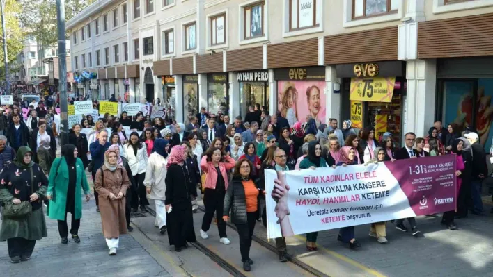 Bursa surlarında 'Meme kanseri' farkındalığı