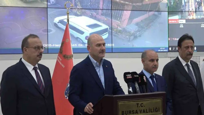 Bursa tarihinin en büyük uyuşturucu operasyonunu Bakan Soylu açıkladı