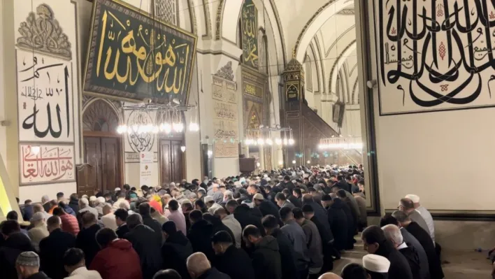 Bursa Ulu Cami'de fetih duası yapıldı