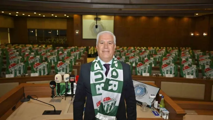 Bursaspor taraftarından, Mustafa Bozbey'e teşekkür yağmuru