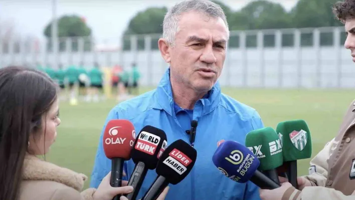 Bursaspor Teknik Direktörü Ümit Şengül: 'Ligin son maçına kadar savaşacağız'