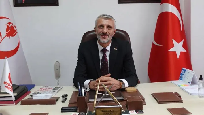 Büyük Birlik Partisi İlçe Başkanı Aksu'dan 30 Ağustos Zafer Bayramı mesajı