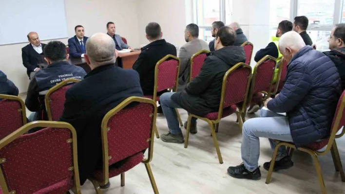 Büyük deprem sonrasında hazır beton üreticileriyle toplantı düzenlendi