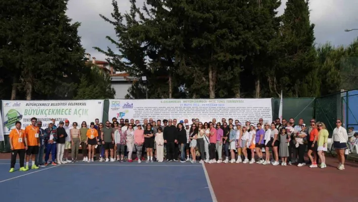 Büyükçekmece 6. Açık Tenis Turnuvası başladı
