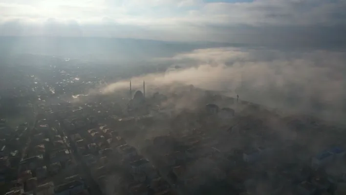 Büyükçekmece'de sis etkili oldu