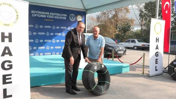 Büyükşehir destekliyor, çiftçinin yüzü gülüyor