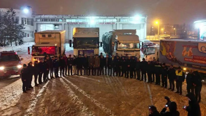 Büyükşehir'in deprem bölgesine yönelik yardımları sürüyor