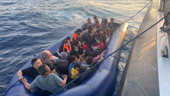 Çanakkale'de 38 kaçak göçmen yakalandı