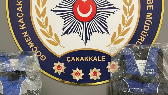 Çanakkale'de 43 kaçak yakalandı, 3 göçmen kaçakçısı tutuklandı