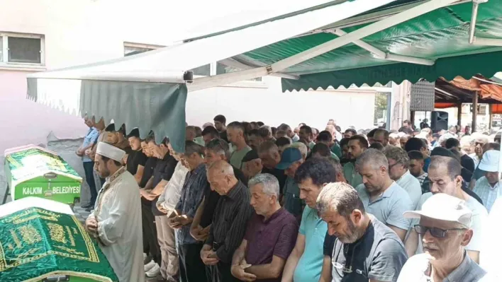 Çanakkale'de 6 kişinin öldüğü kazada Oktay Çelik ve Remzi Şen son yolculuğuna uğurlandı