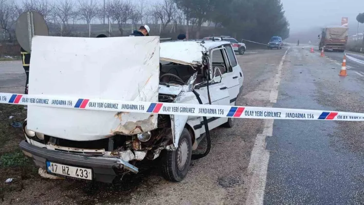 Çanakkale'de trafik kazası 1 ölü, 1 ağır yaralı