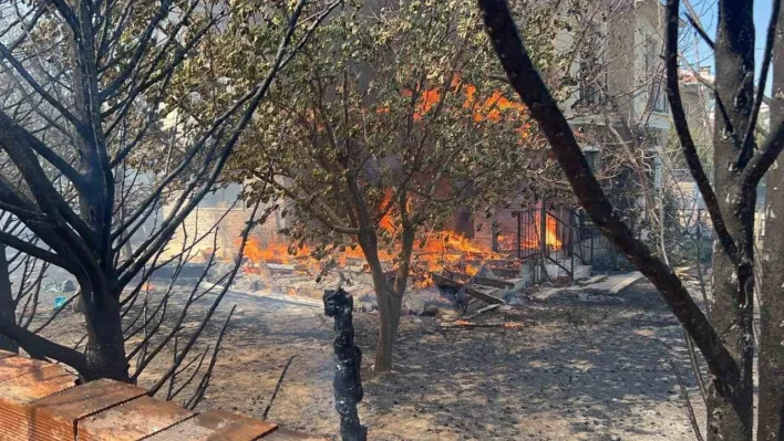 Çanakkale'deki yangında dumandan etkilenenlerin sayısı 77'e çıktı