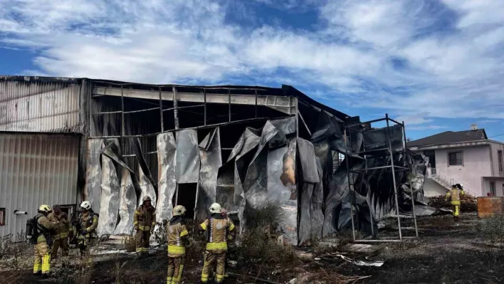 Çatalca'da fabrika yangın paniği