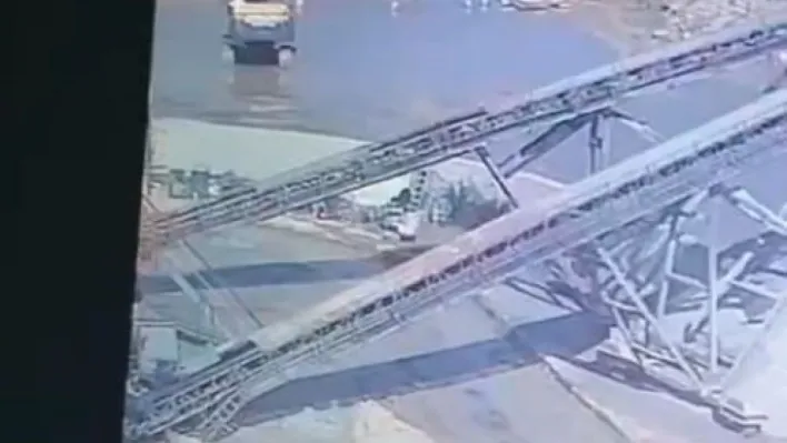 Çatalca'da kepçe operatörünün hayatını kaybettiği olayın görüntüleri ortaya çıktı