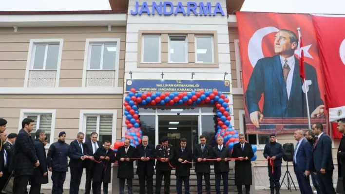 Çayırhan Jandarma Karakol Komutanlığı hizmet binası açıldı