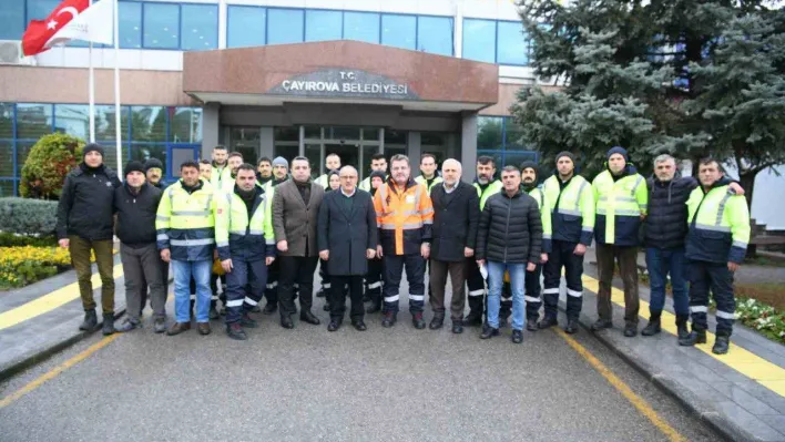 Çayırova'dan arama kurtarma ekibi yola çıktı