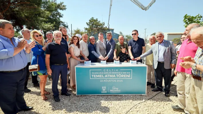 Çeltik Üçana Aile Sağlığı Merkezi ve Ebe Evi'nin Temeli Dualarla Atıldı