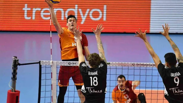 CEV Kupası: Galatasaray HDI Sigorta: 2 - Chenois Geneve: 3