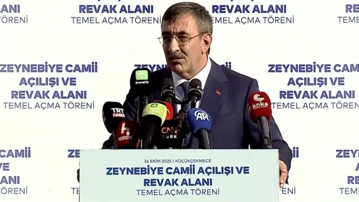 Cevdet Yılmaz, Zeynebiye Camii'nin açılışına katıldı: 'İslam kültür ve medeniyetinde hayat, cami ile başlar ve camilerin çevresinde gelişir'