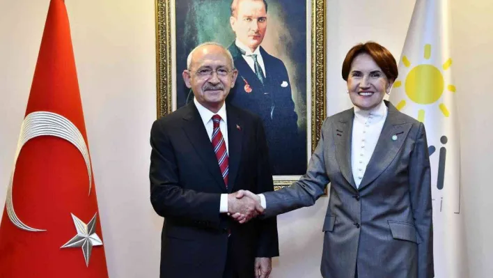 CHP Genel Başkanı Kılıçdaroğlu, İYİ Parti Genel Başkanı Akşener'i ziyaret etti