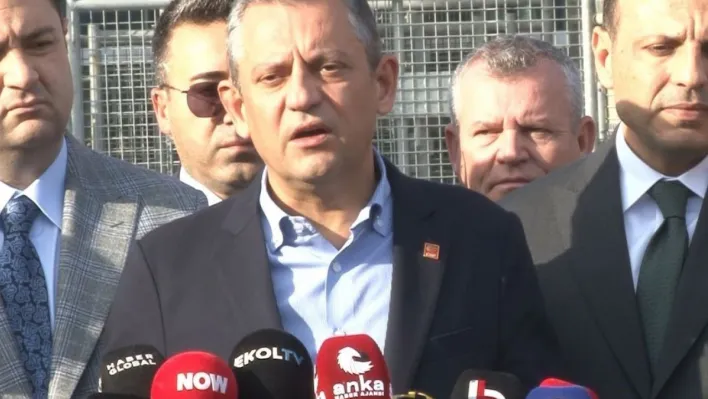 CHP Genel Başkanı Özel: 'Ahmet Özer için 50 gündür iddianame yazamıyorlar'