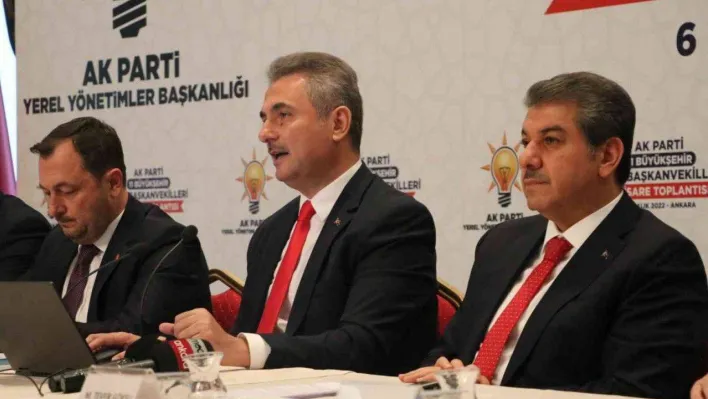 CHP'li 11 büyükşehir belediyesinin AK Parti grup başkanvekilleri Ankara'da bir araya geldi