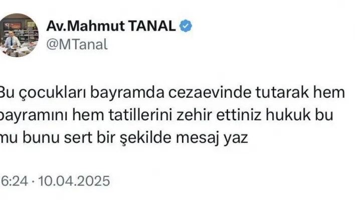 CHP'li Mahmut Tanal, atacağı tweeti ChatGPT'ye sordu