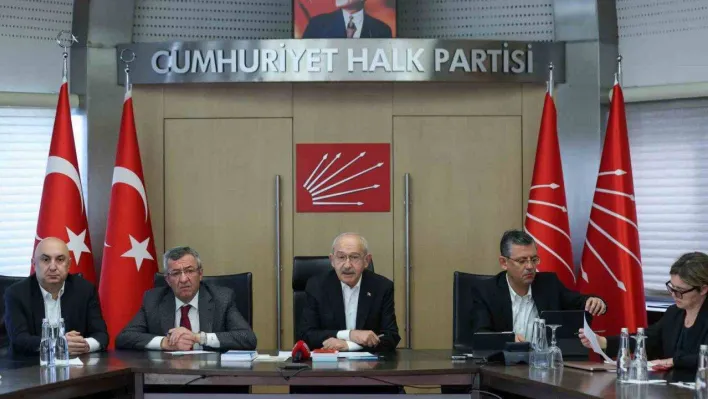 CHP Lideri Kılıçdaroğlu, partisinin grup toplantısına başkanlık etti