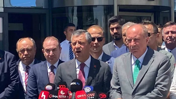 CHP lideri Özel'den Memleket Partisi'ne ziyaret