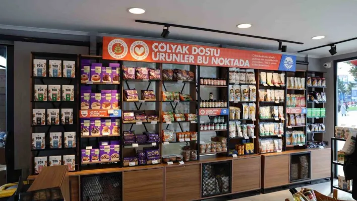 Çölyak hastalarına büyük kolaylık: Glütensiz ürün satış noktası yoğun ilgi görüyor