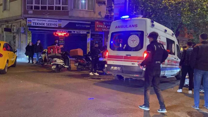 Çorlu'da iki motosiklet birbirine girdi