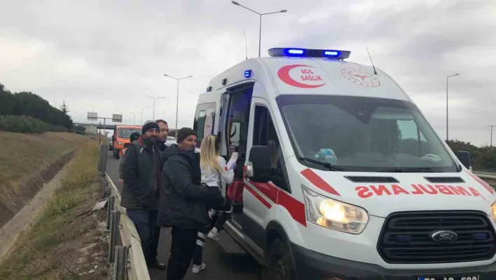 Çorlu'da trafik kazası: 2 yaralı