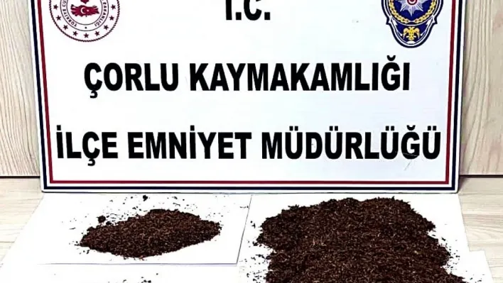 Çorlu'da uyuşturucu operasyonu: 1 tutuklama
