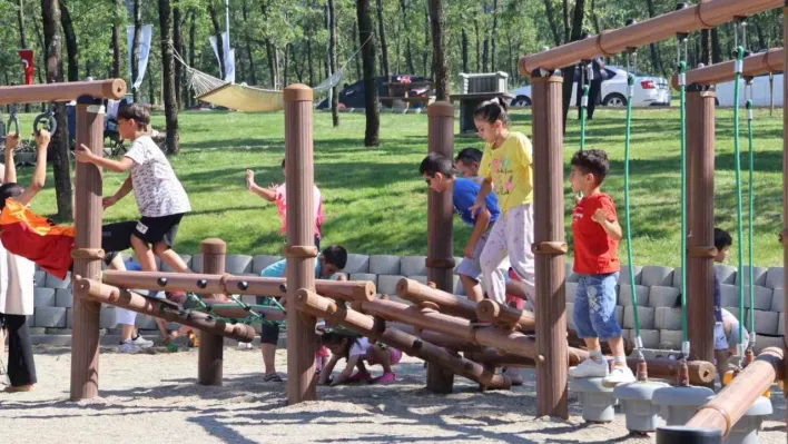 Cumalıkızk orman park'na vatandaşlardan tam not